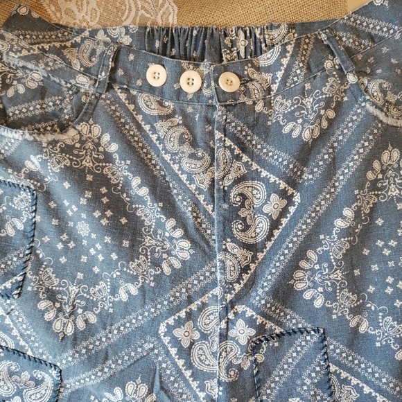 Cottagecore Traveler Pants - Sky Bandana - Picture 3 of 6